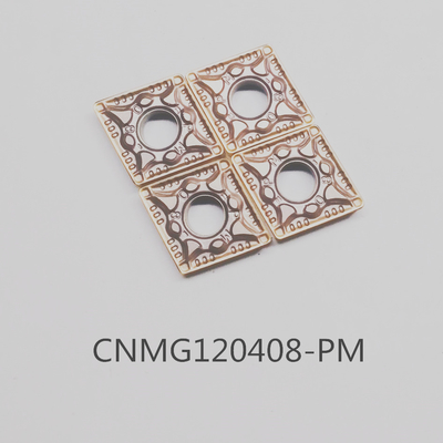 Карбид вырезывания CNC CNMG120408-PM цементированный вводит покрытие PVD